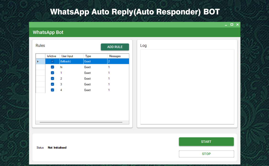 Bulk Whatsapp Sender & Button